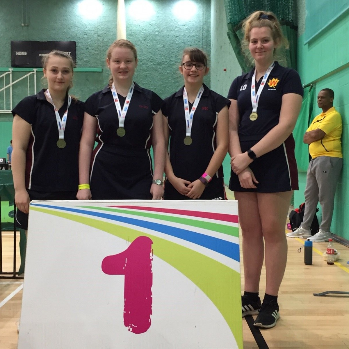Weald of Kent girls claim table tennis gold Weald of Kent Grammar School